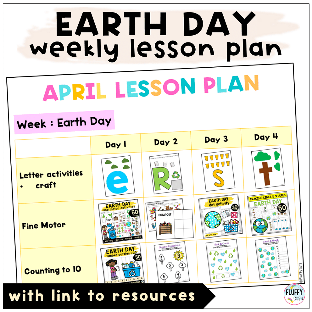 Earth Day lesson plans for preschool