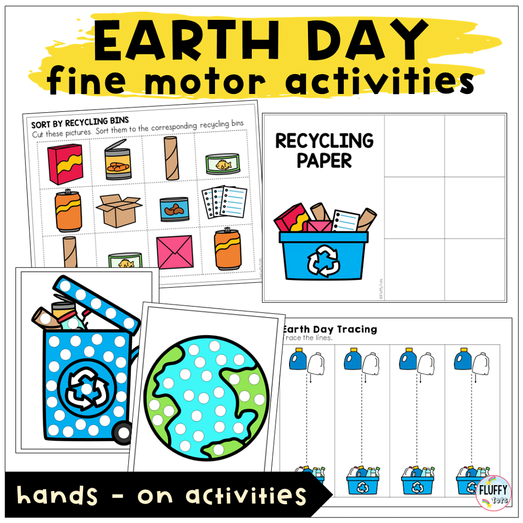 Earth Day lesson plans for preschool fine motor