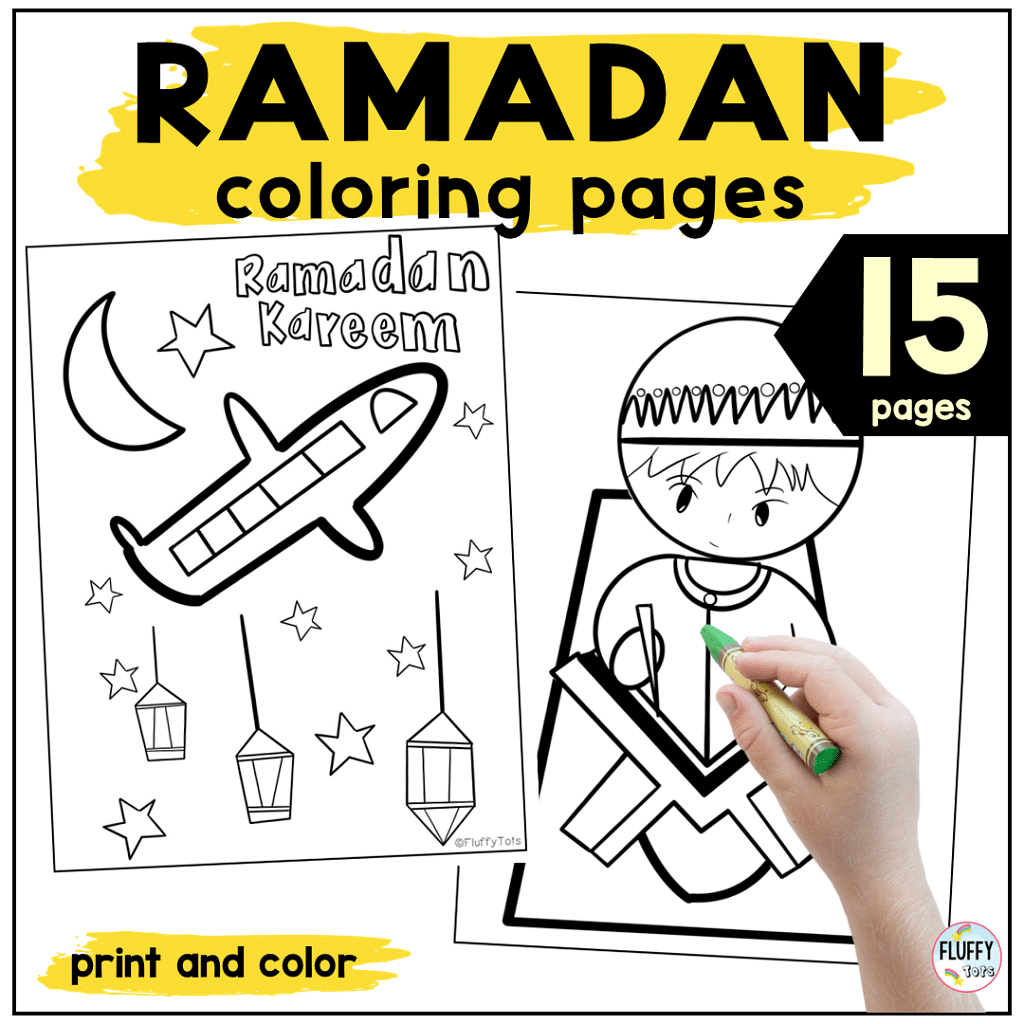 Ramadan Coloring Pages for Kids Activities