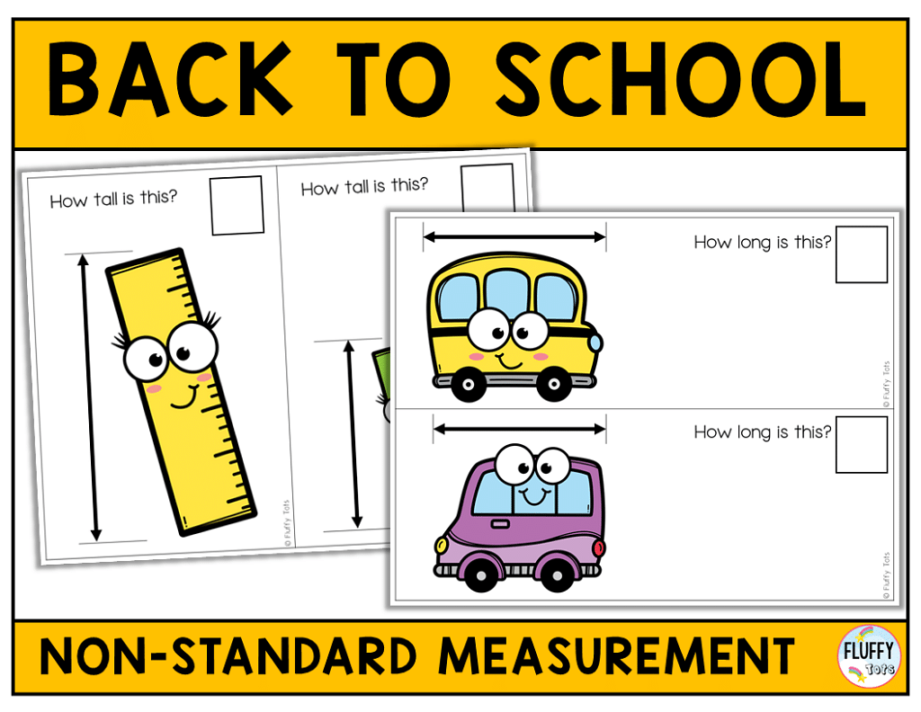 Measurement Non-Standard Units Worksheets