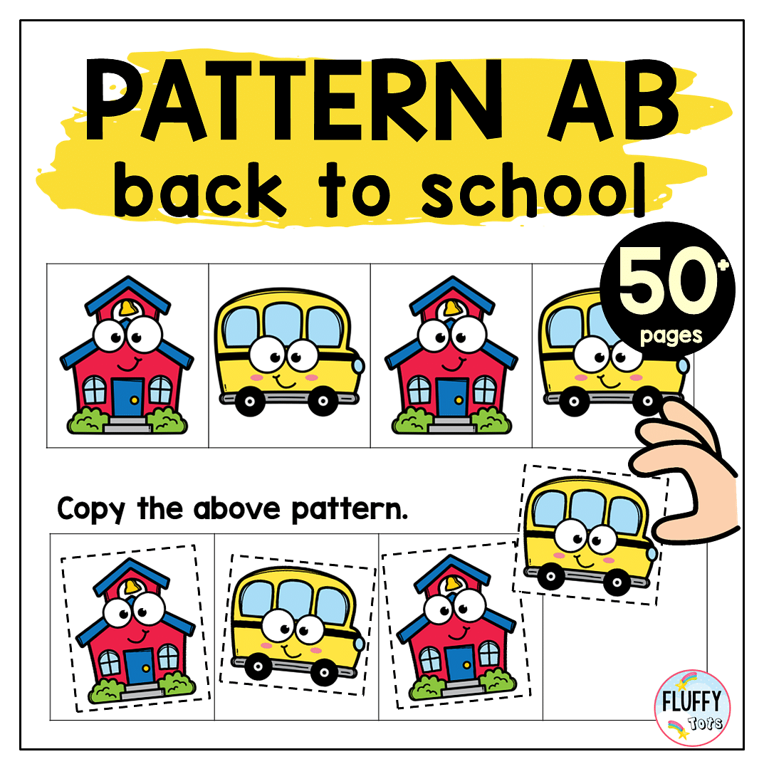AB patterns worksheets 