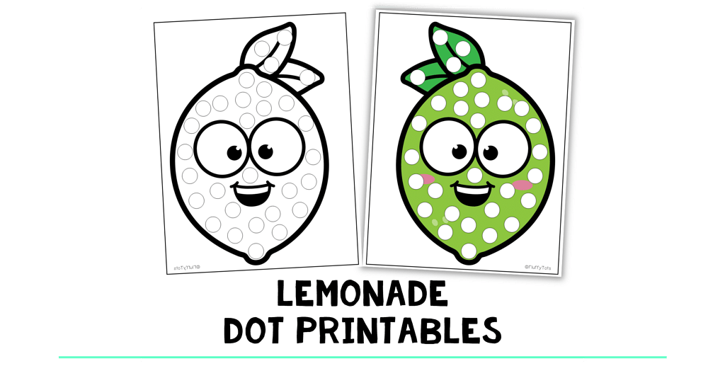 Lemonade Preschool Printable Activities for Summer
