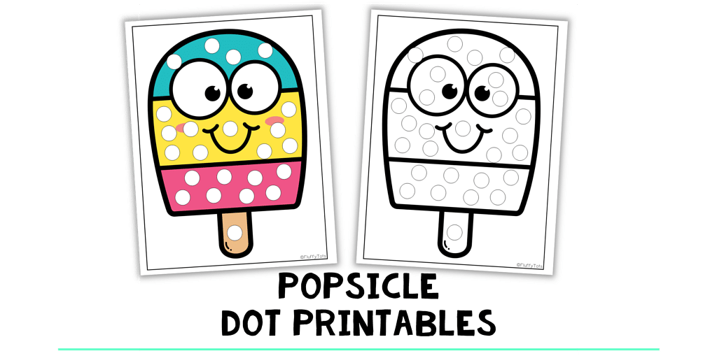 Popsicle Printable Activities for Preschool