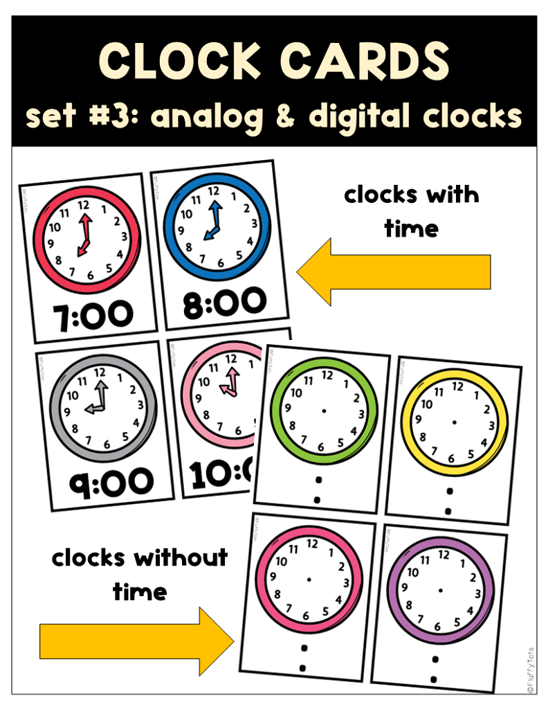 Classroom Schedule Cards with Pictures