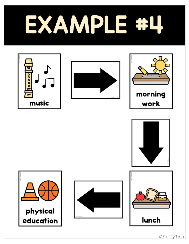 Classroom Schedule Cards with Pictures