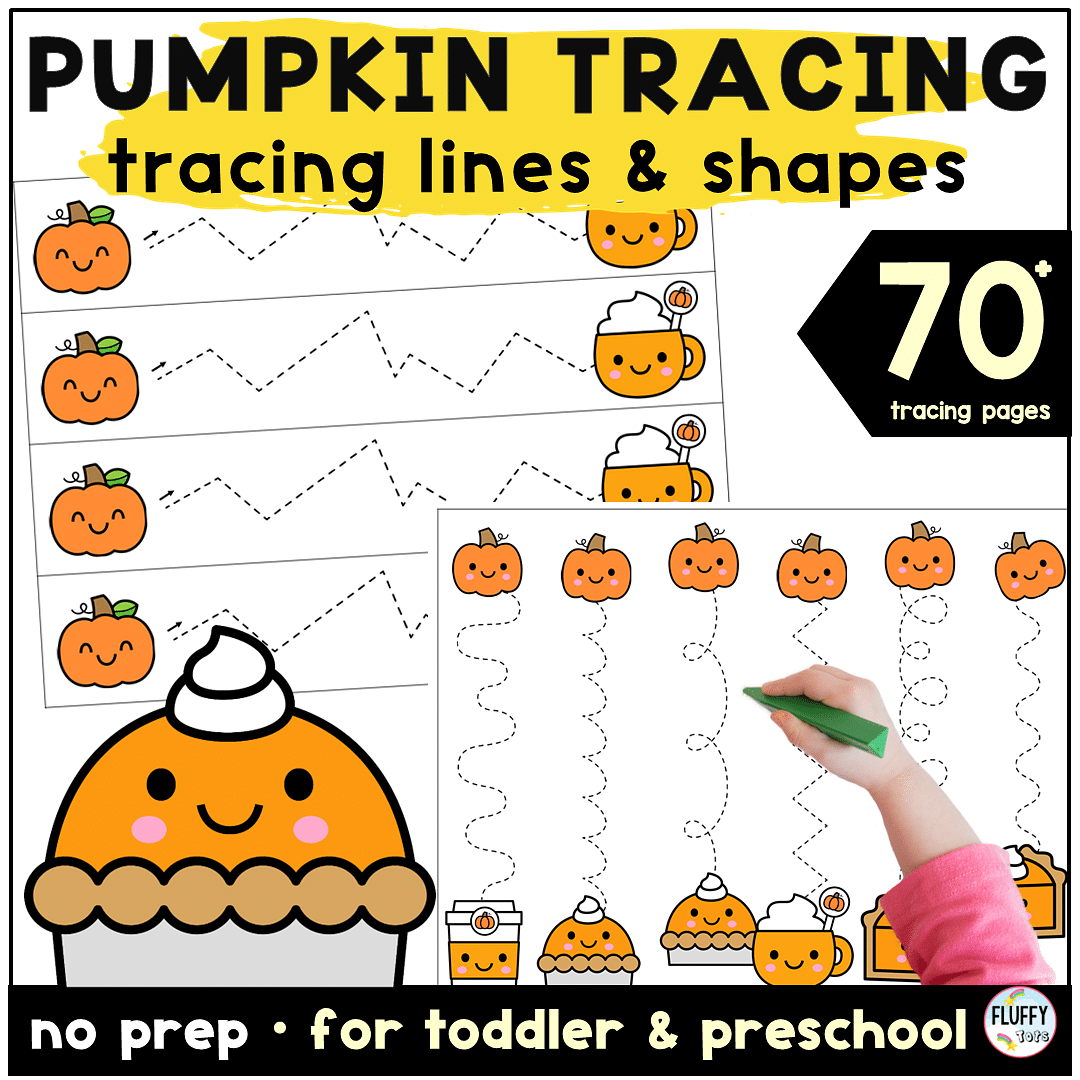 70+ Fun Pages Pumpkin Printables to Make Tracing Fun for Your Kids 1