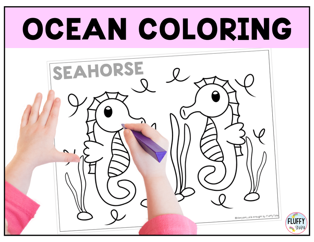 Coloring pages ocean animals