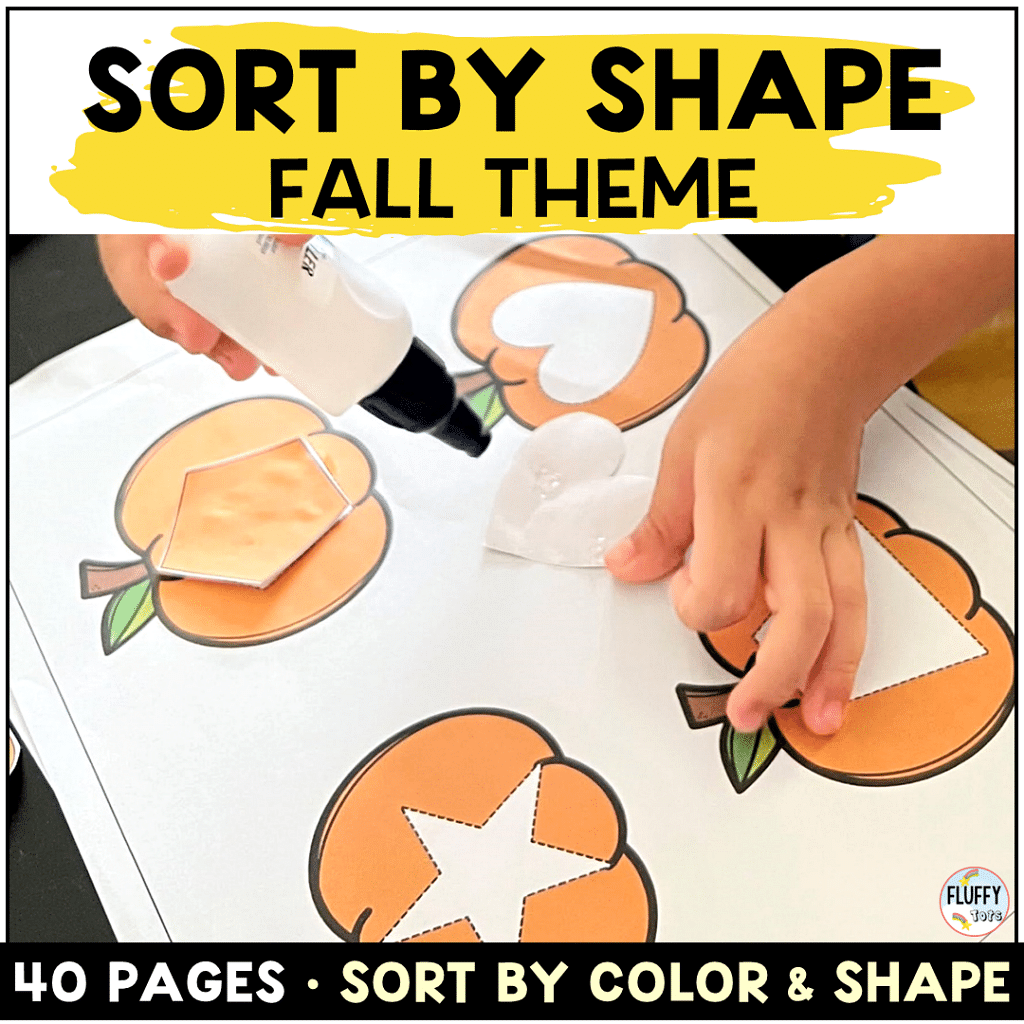 Apples Shape Sorting : FREE 6 Shapes 1