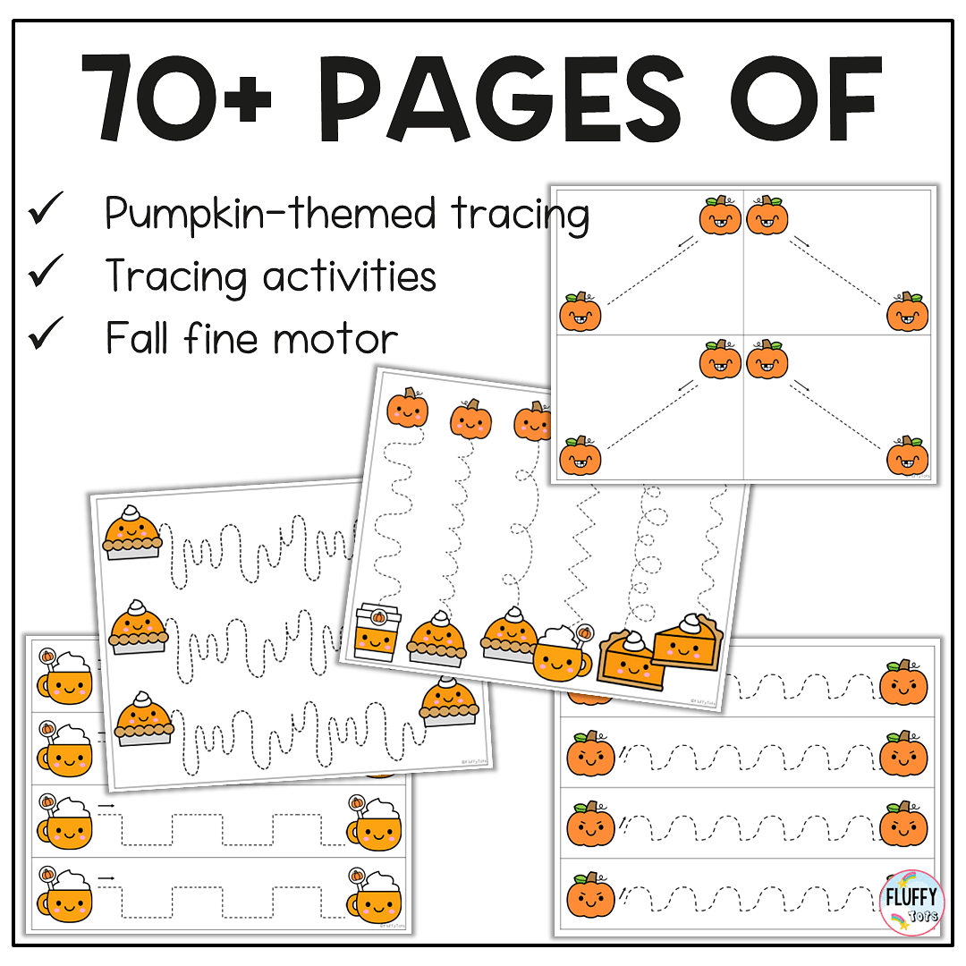 70+ Fun Pages Pumpkin Printables to Make Tracing Fun for Your Kids 3