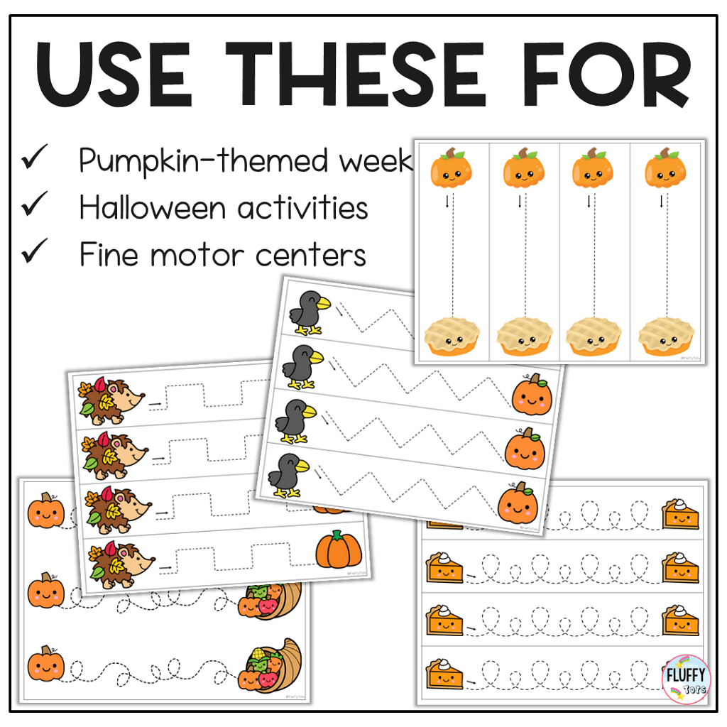 70+ Fun Pages Pumpkin Printables to Make Tracing Fun for Your Kids 4