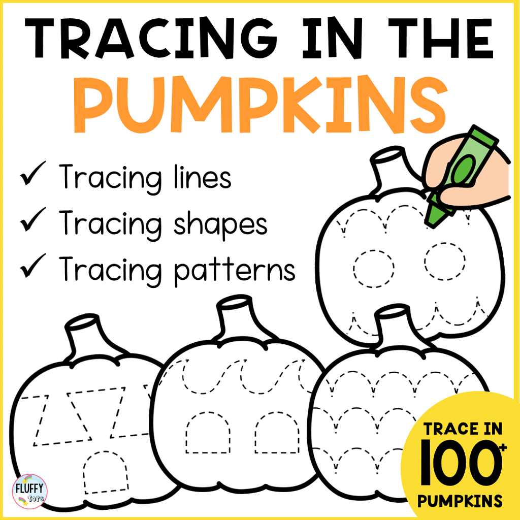 pumpkin tracing printables