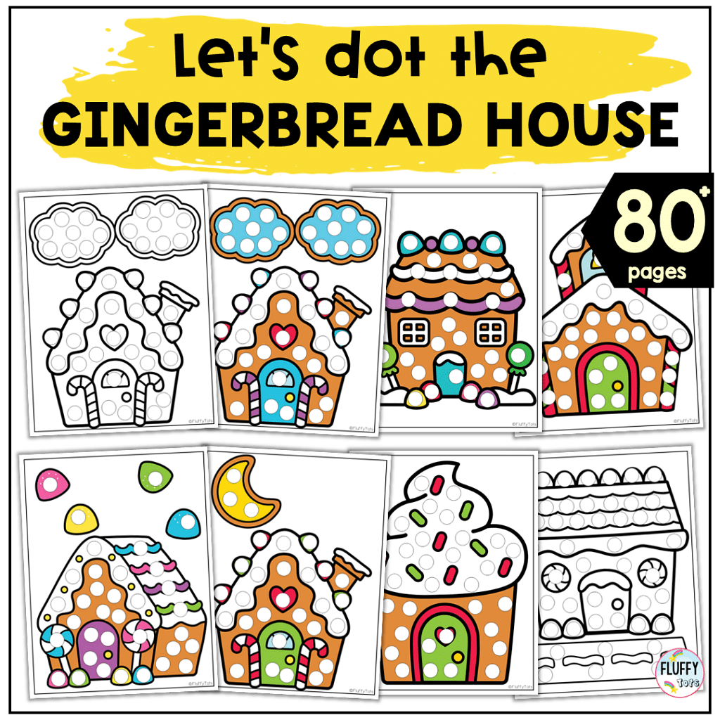 Gingerbread Dot Printable